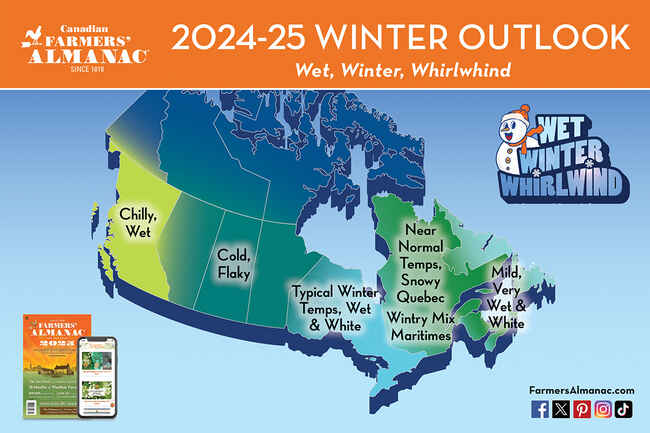 carte prévisions hiver 2025 canada